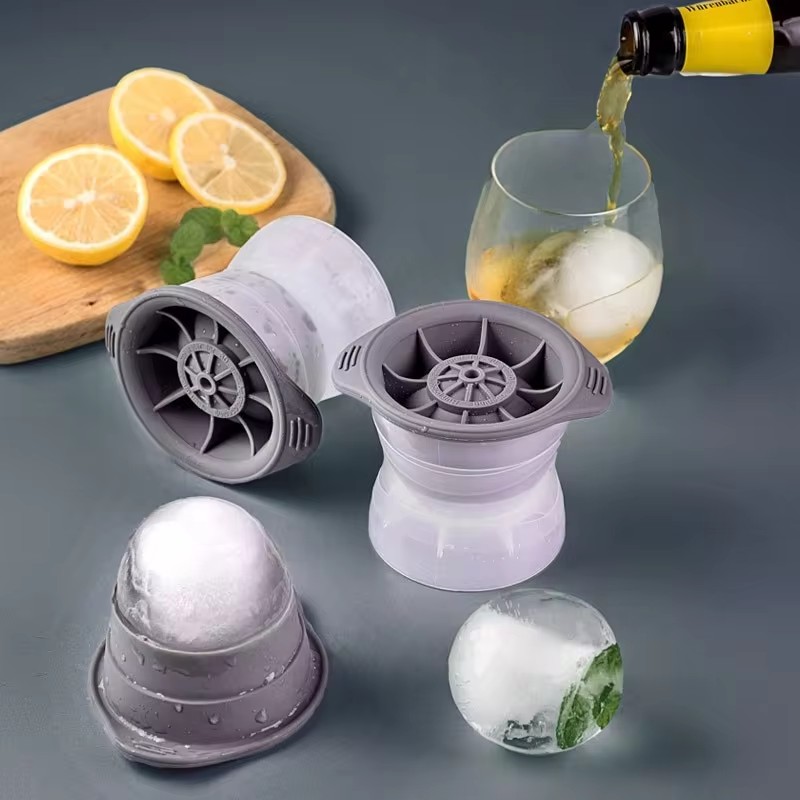 Silicone Mold Ocean - 2PCS 실리콘 구형 아이스 큐브 금형