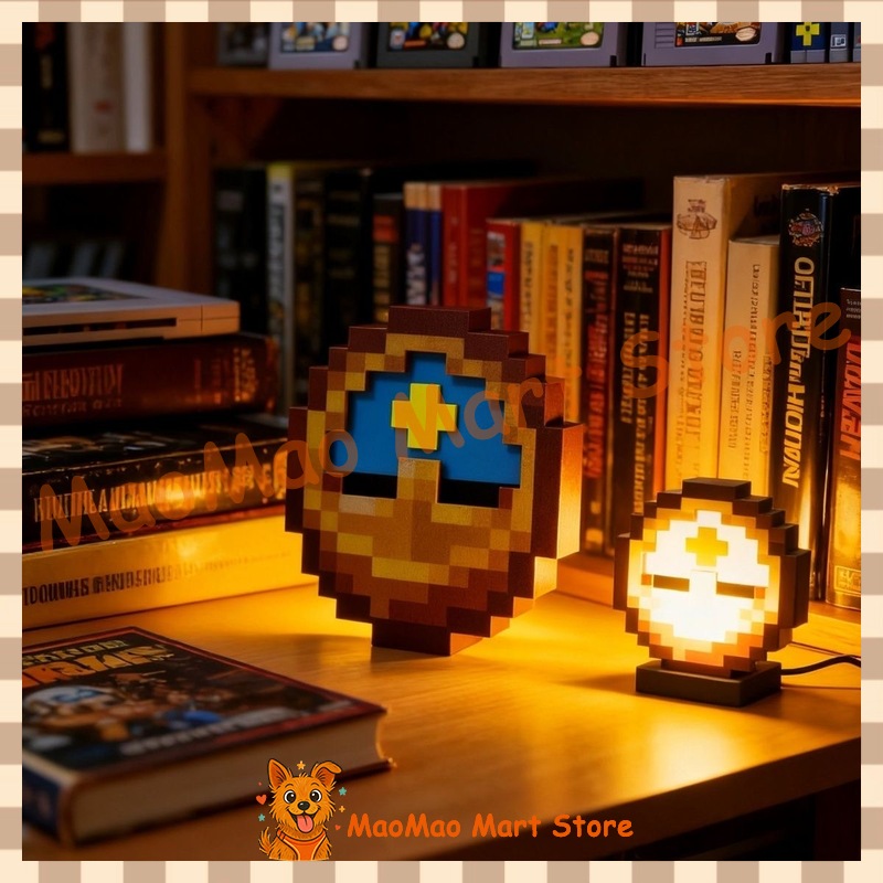 Resin Art Clock - 시크한 레트로 픽셀 아트 스타일 해와