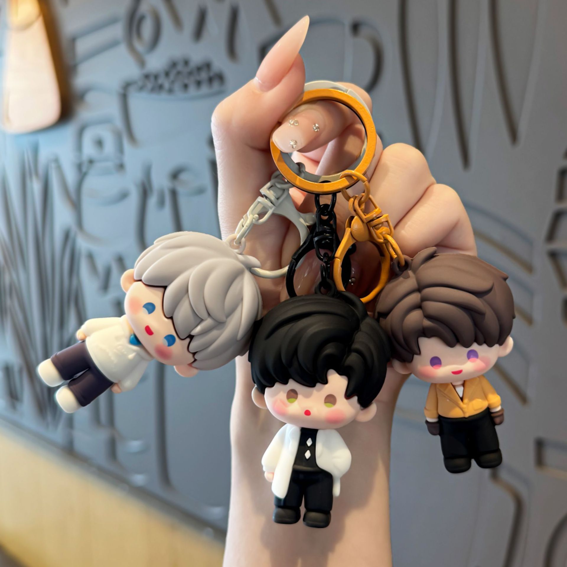 Resin Art Keychain - 러브 앤 딥스페이스 Q 레진 피규어