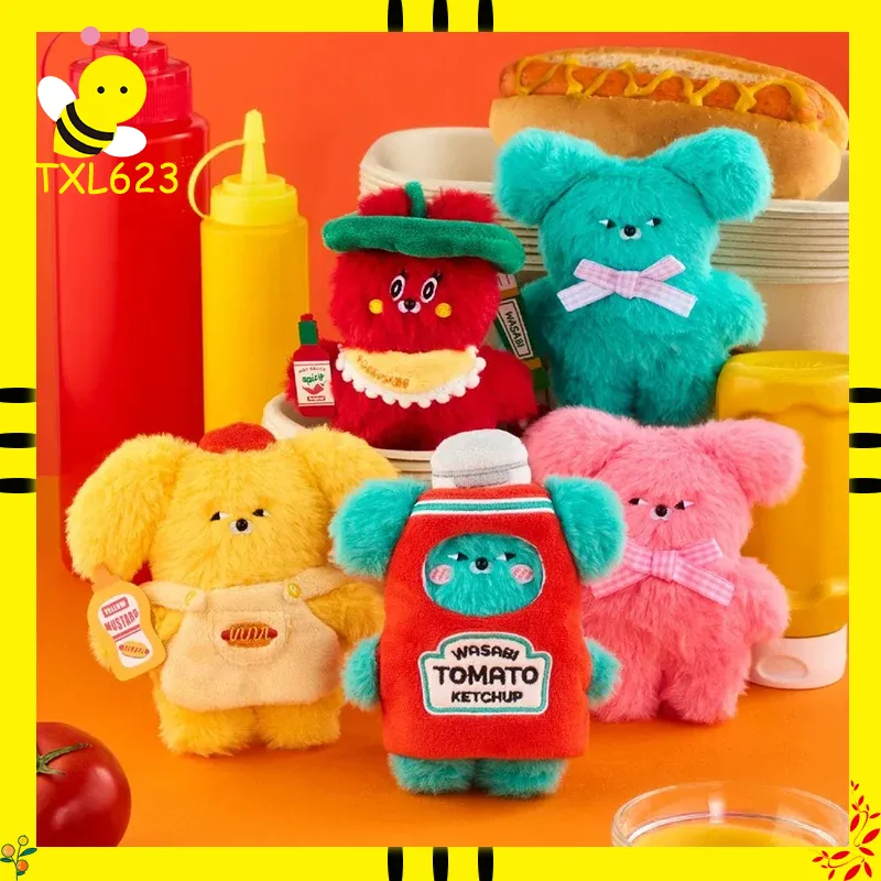Resin Art Keychain - 와사비 베어 맛 퓨전 미니 소스