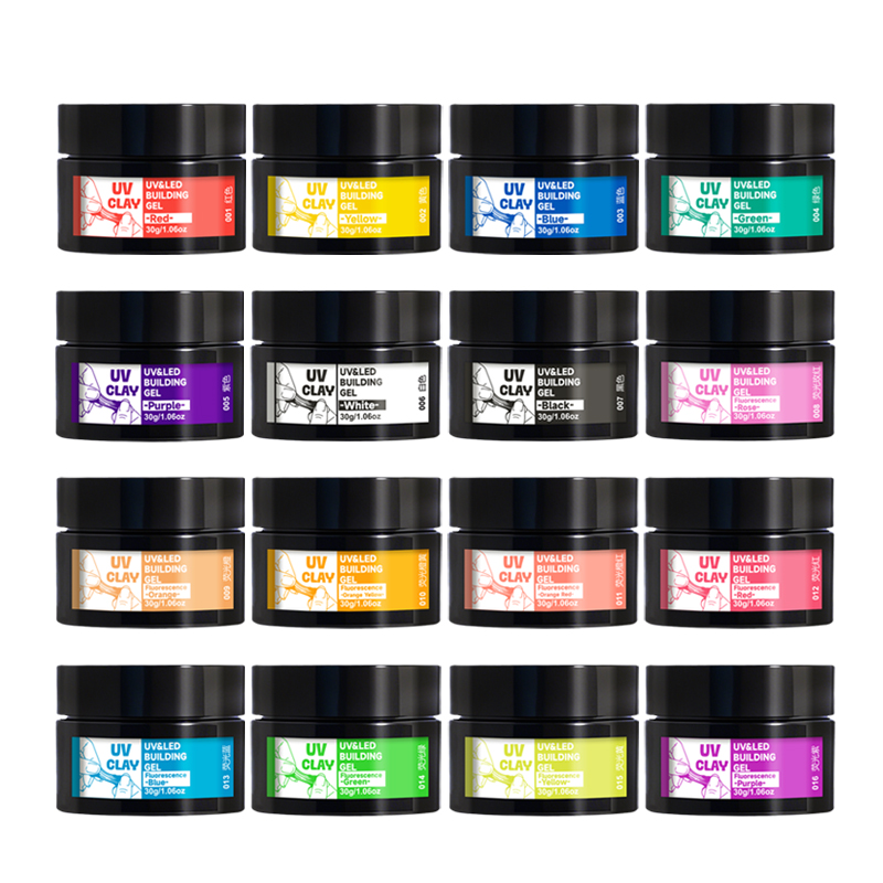 Resin Art Liquid - 16가지 색상의 UV 레진 퍼티 -