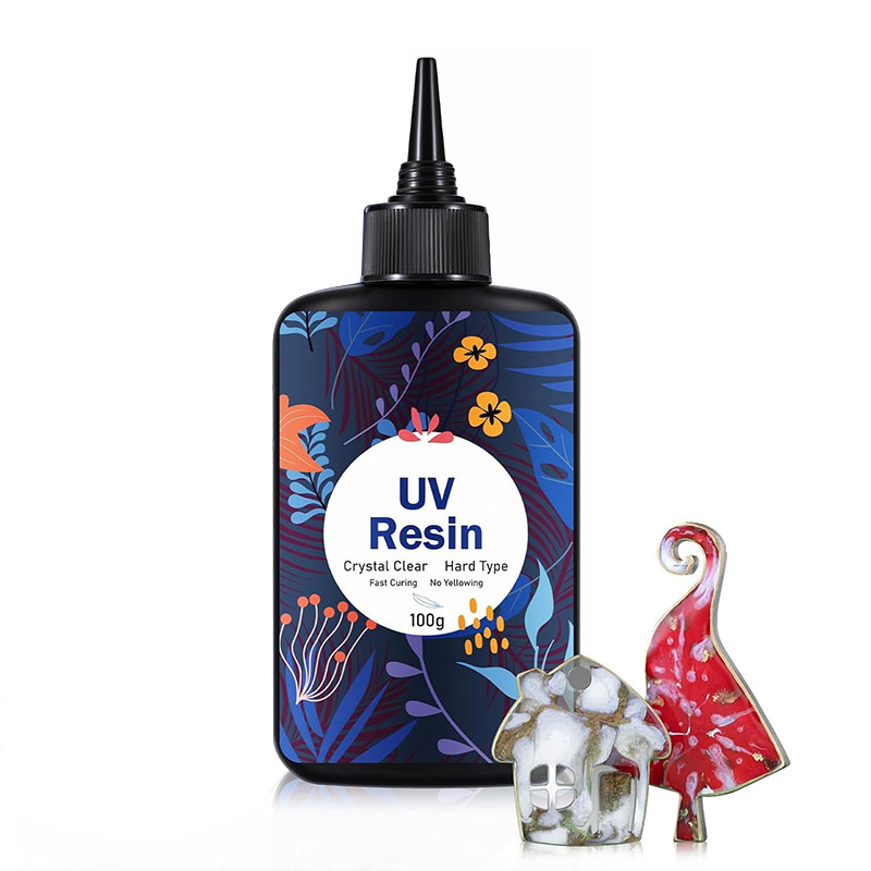 Resin Art Liquid - 100G 업그레이드된 UV 수지 세트 1개,