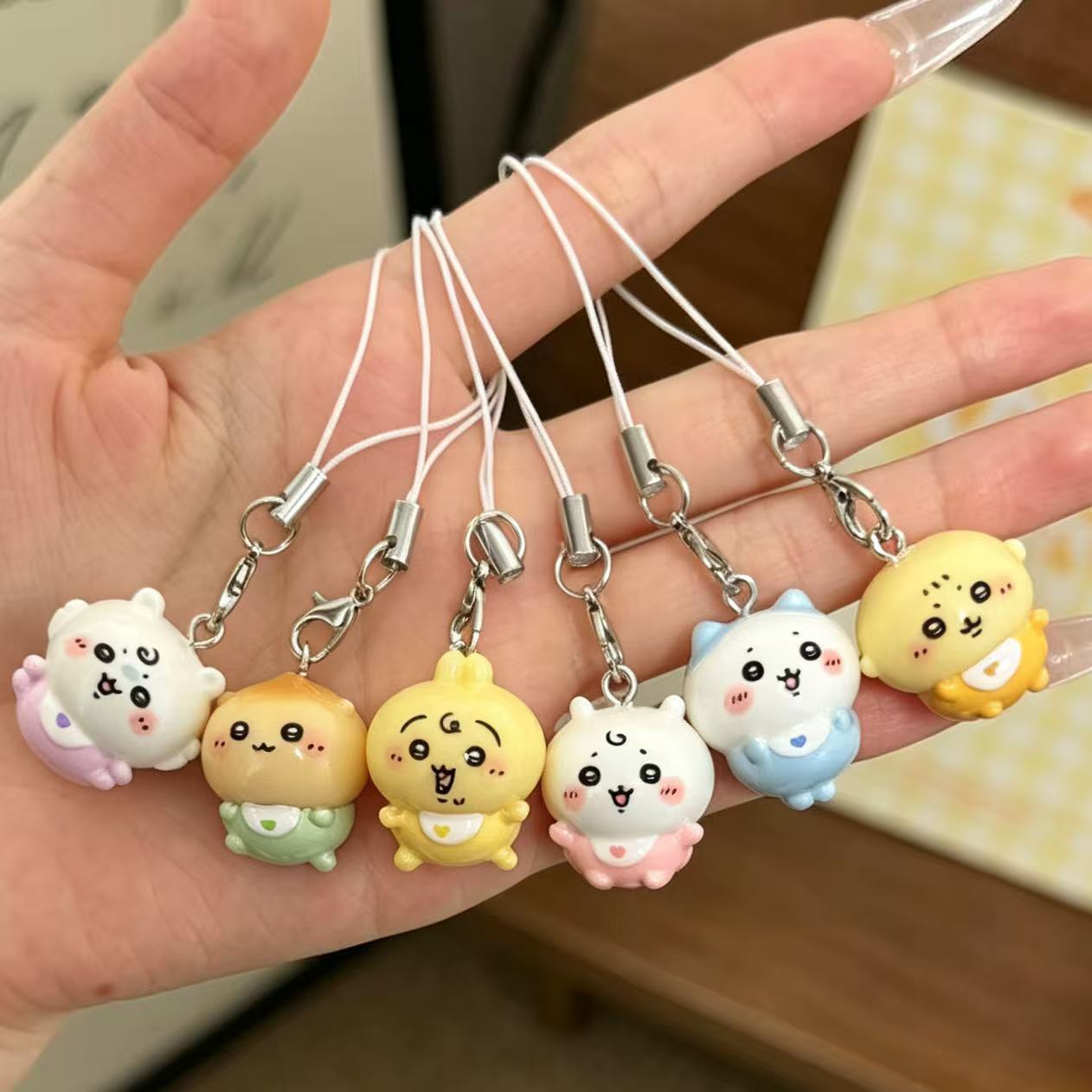 Resin Art Keychain - 귀여운 미니 레진 펜던트, 귀여운 아기옷을