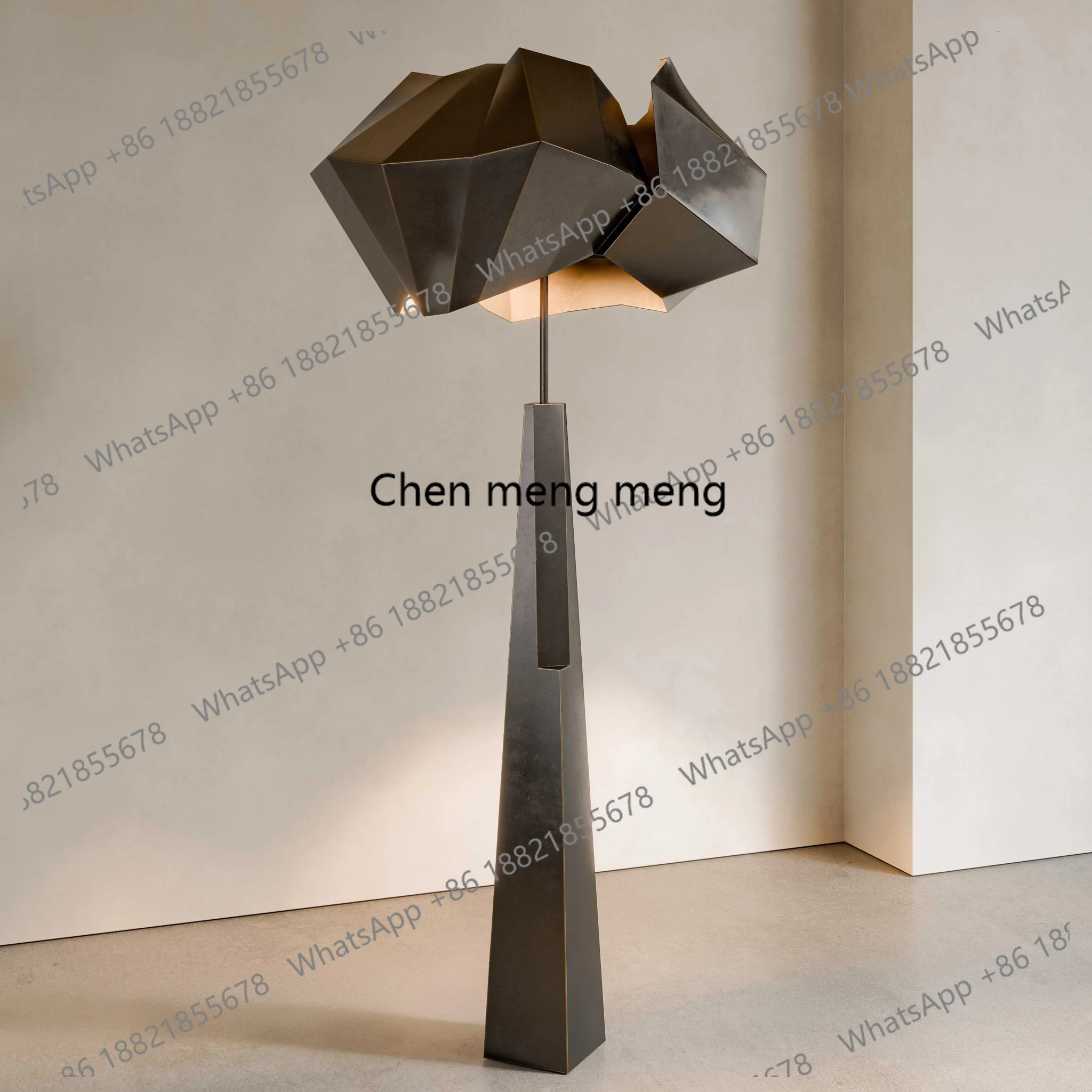 Resin Art Floor Design - 모던 미니멀리스트 불규칙 플로어 램프 디자이너