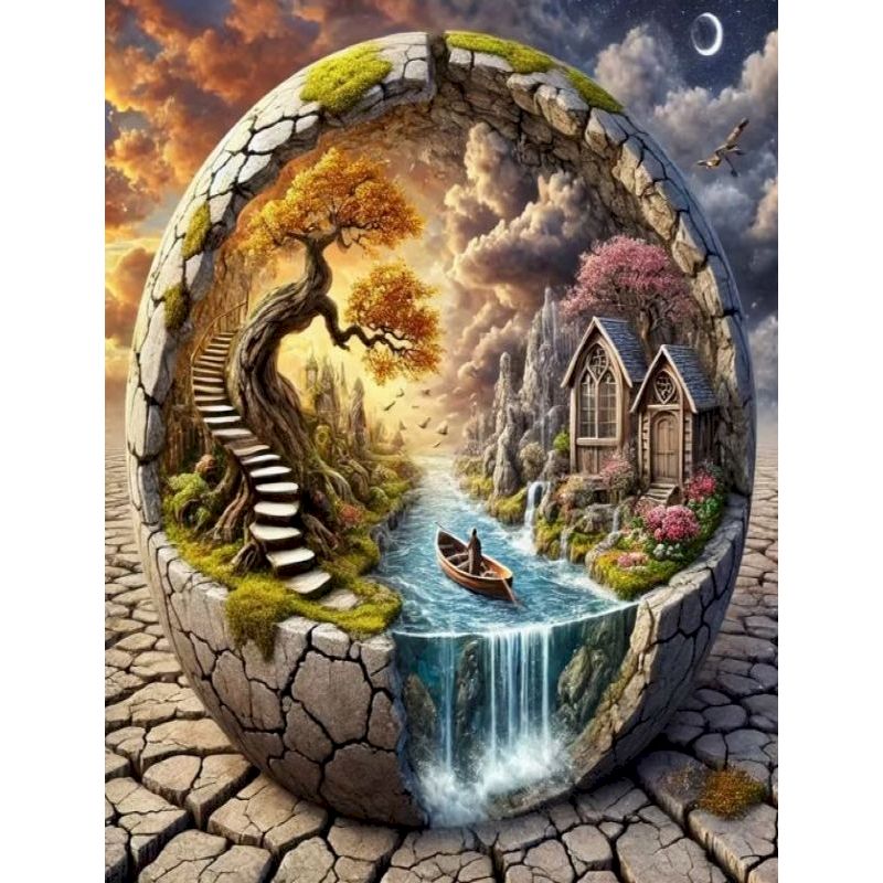 Resin Art Ideas - 5D 다이아몬드 페인팅 키트 성인용, 성인용