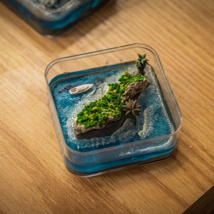 손으로 만든 파로 제도 미니어처, 수집가의 책상에 어울 - Resin Art Ideas 리뷰 및 가격