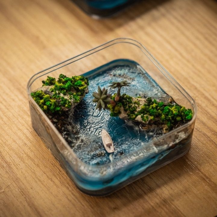 손으로 만든 파로 제도 미니어처, 수집가의 책상에 어울 - Resin Art Ideas 리뷰 및 가격