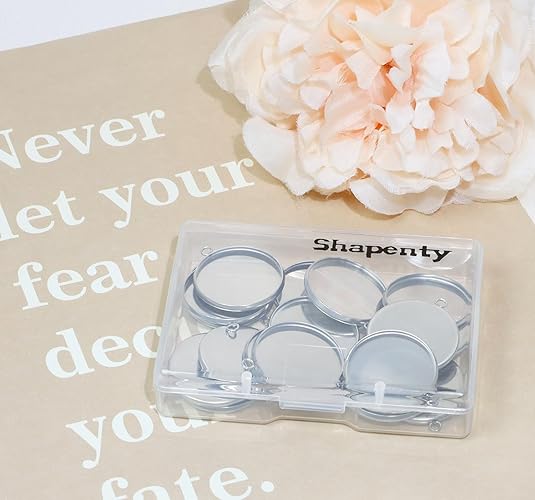 20개 스테인리스 스틸 원형 베젤 블랭크 펜던트 트레이 - Resin Art Keychain 리뷰 및 가격