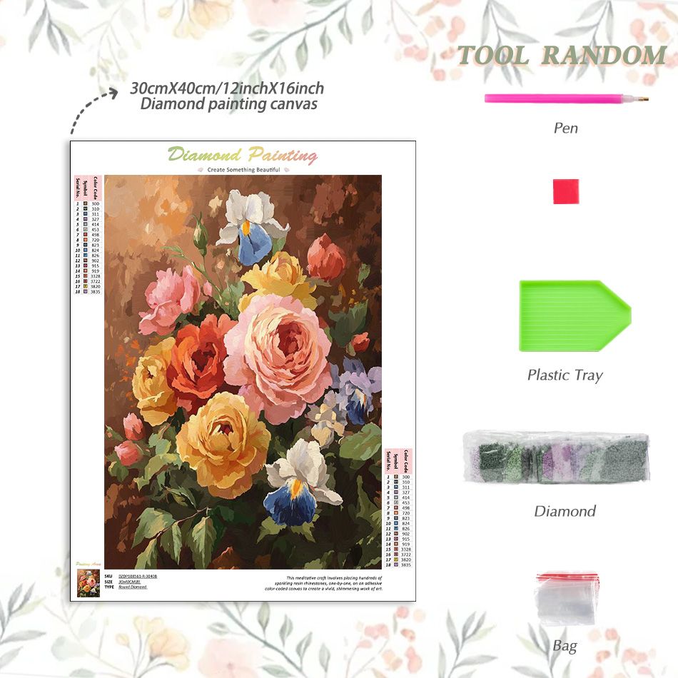 CHENISTORY 꽃 5D 다이아몬드 페인팅 키트 성 - Resin Art Ideas 리뷰 및 가격