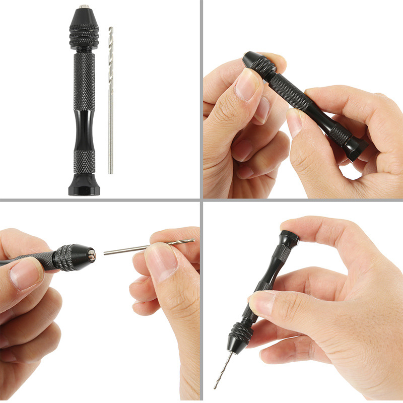 열쇠가없는 척이있는 조정 가능한 수동 핸드 드릴 미니  - Resin Art Drill Machine 리뷰 및 가격