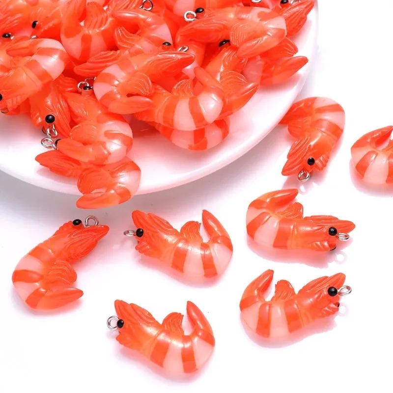 10Pcs 아크릴 수지 만화 해산물 참 3D 시뮬레이션 - Resin Art Jewellery Kit 리뷰 및 가격