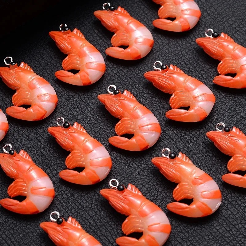 10Pcs 아크릴 수지 만화 해산물 참 3D 시뮬레이션 - Resin Art Jewellery Kit 리뷰 및 가격