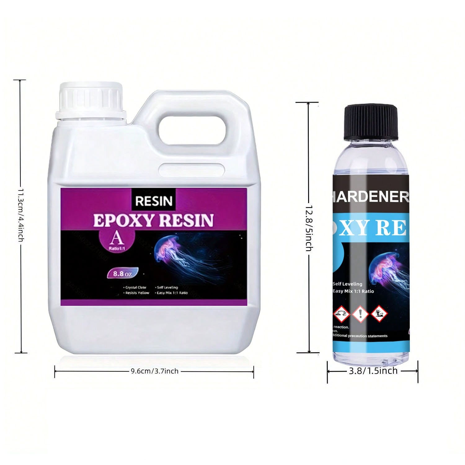 125ml/250ml 크리스탈 클리어 캐스팅 레진 키트 - Resin Art And Jewelry 리뷰 및 가격