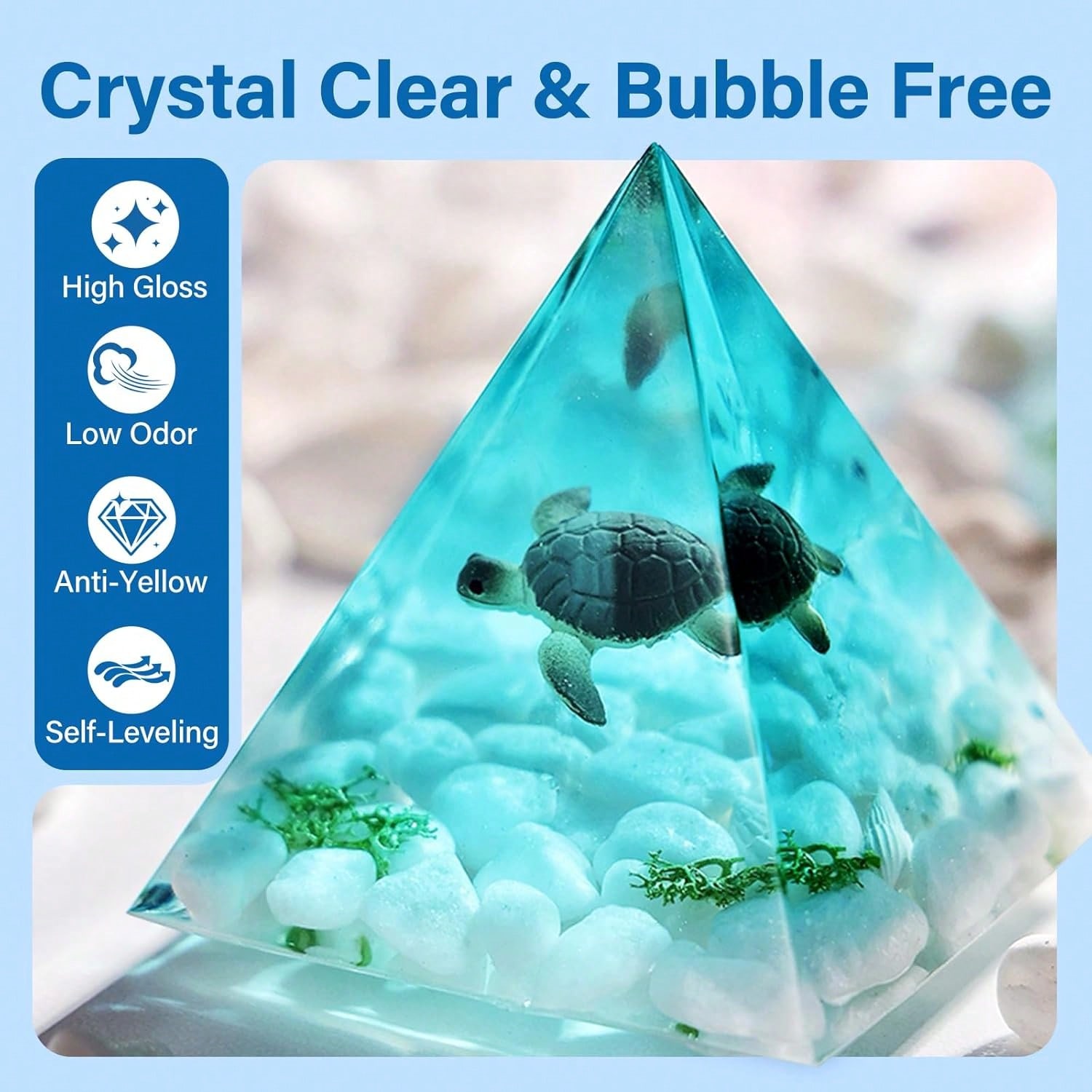 125ml/250ml 크리스탈 클리어 캐스팅 레진 키트 - Resin Art And Jewelry 리뷰 및 가격