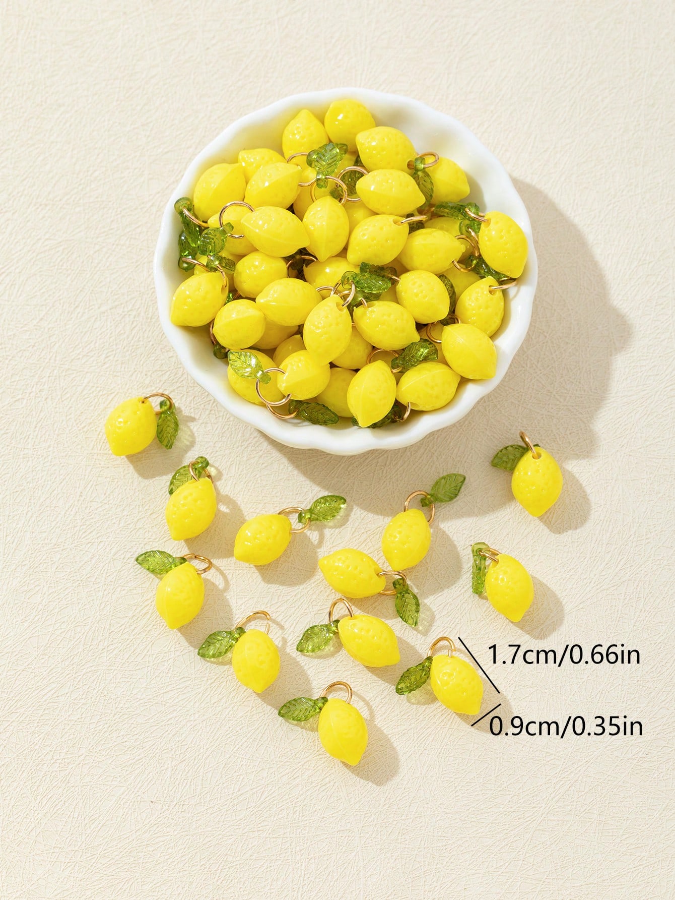 10Pcs 3D 레몬 수지 참 펜던트 귀여운 과일 DI - Resin Art Supplies 리뷰 및 가격