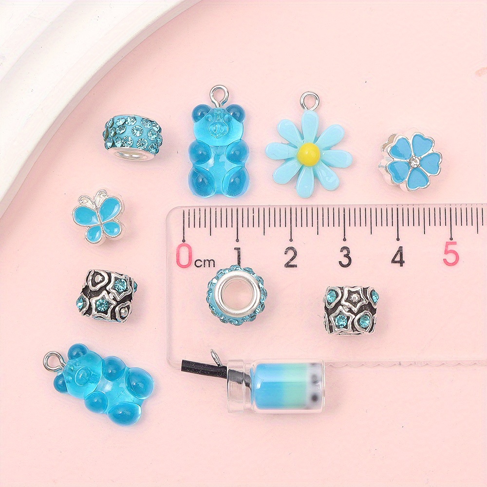 62pcs 혼합 색상 유럽 대형 구멍 구슬 쥬얼리 만들 - Resin Art Beach Theme 리뷰 및 가격