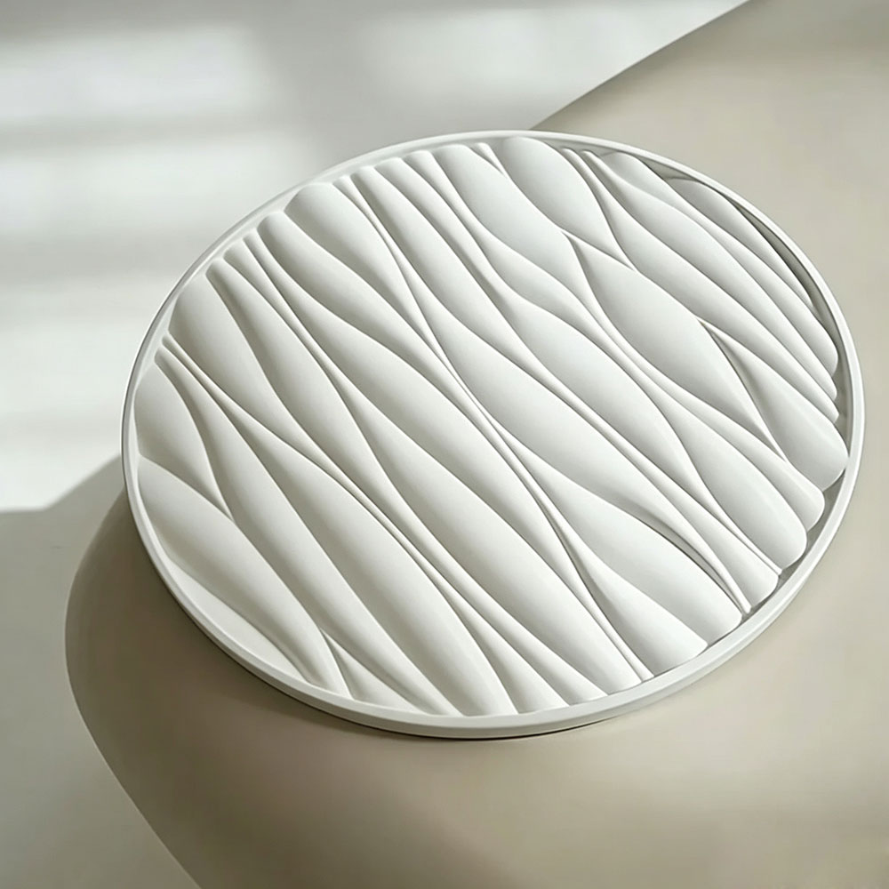 대형 원형 트레이 실리콘 몰드 웨이브 시멘트 석고 트레 - Resin Art Liquid 리뷰 및 가격