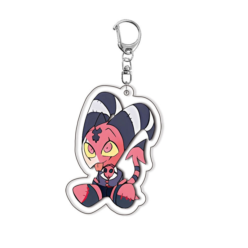 Hazbin Hotel 새로운 아크릴 인기 애니메이션  - Resin Art Keychain 리뷰 및 가격