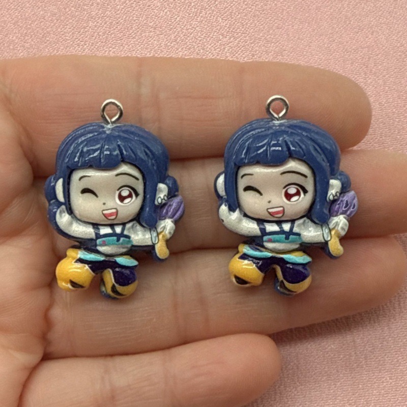 10개 레진 만화 펜던트, DIY 쥬얼리 제작 귀걸이, - Resin Art Jewellery Kit 리뷰 및 가격