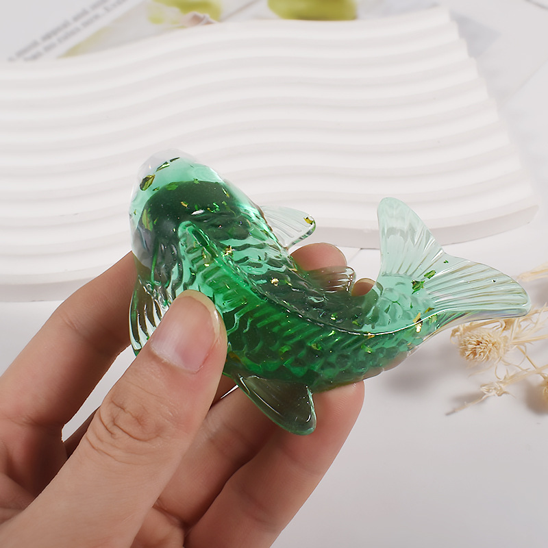 3D 잉어 모양 에폭시 수지 몰드 바다 동물 잉어 문어 - Silicone Mold Ocean 리뷰 및 가격