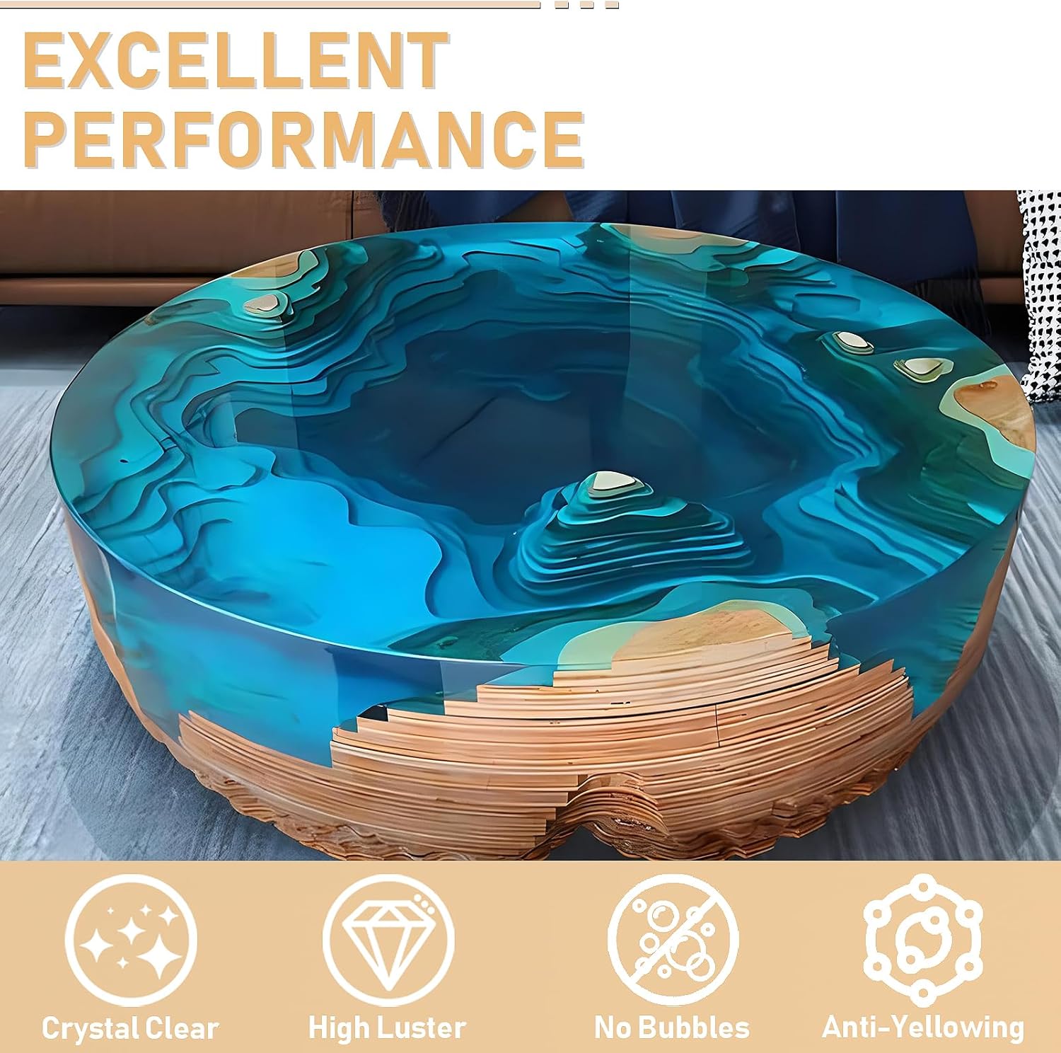 17.6oz/33.8oz AB 레진 에폭시 접착제 UV - Resin Art And Jewelry 리뷰 및 가격