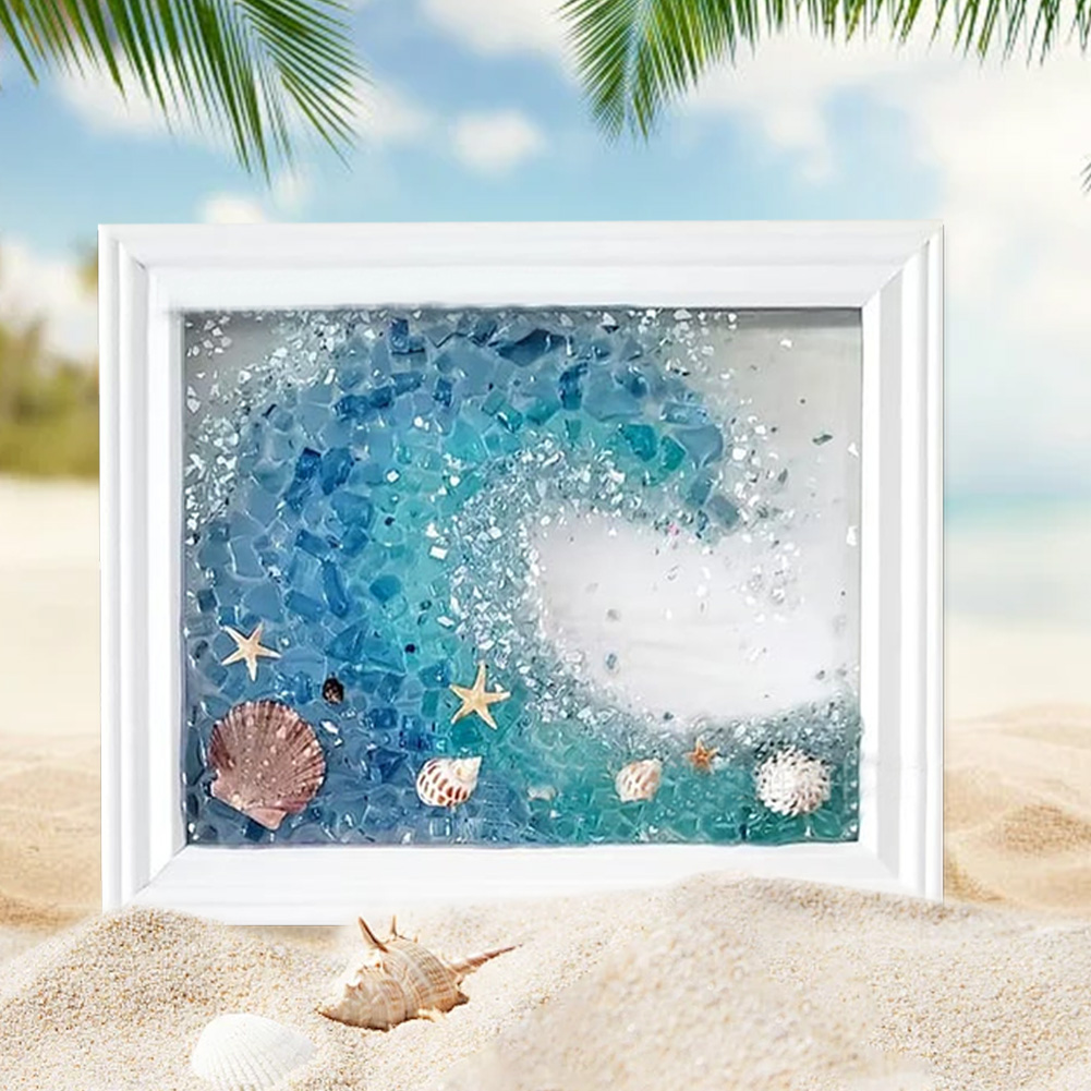 바다 유리 공예 키트 바다 유리 공예 및 DIY 키트  - Resin Art Beach Theme 리뷰 및 가격