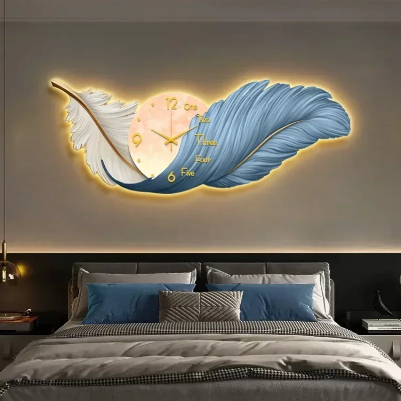 아트 시계 LED 벽시계 고급 대형 거실 장식 그림 벽 - Resin Art Clock 리뷰 및 가격