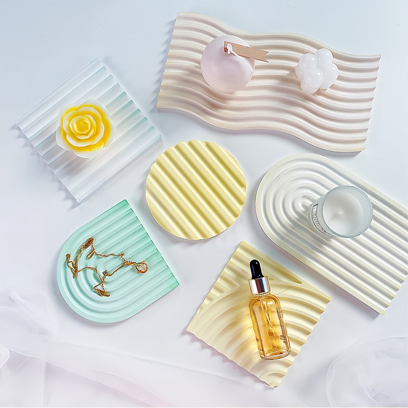 DIY 스트라이프 웨이브 트레이 몰드 레진 제작용 콘크 - Resin Art Liquid 리뷰 및 가격