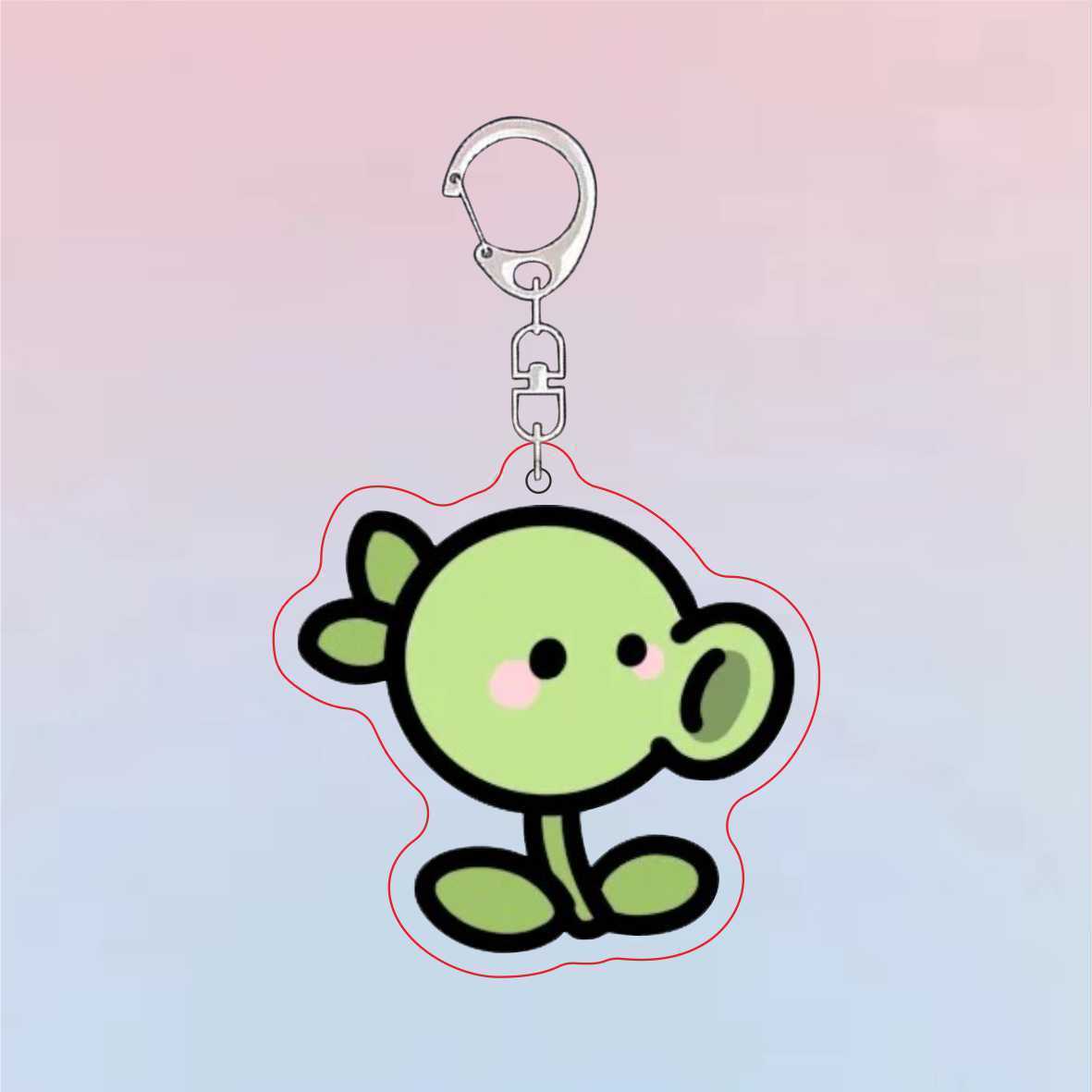 식물 vs 좀비 아크릴 귀여운 키체인 게임 관련 상품  - Resin Art Keychain 리뷰 및 가격