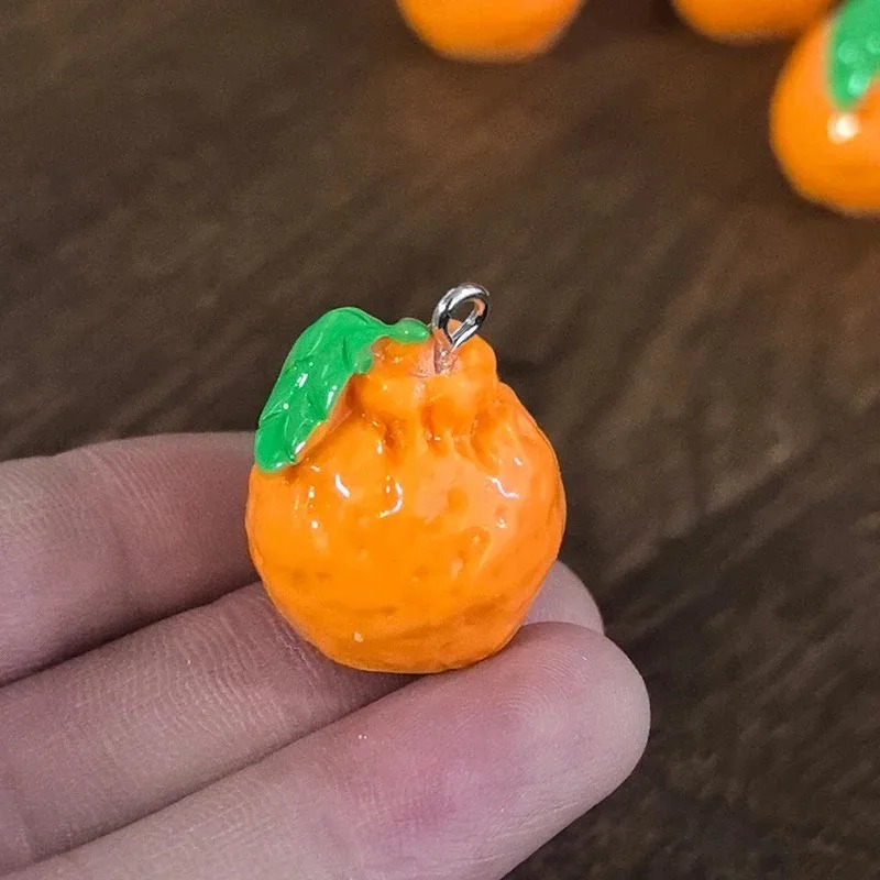 10개 3D 시뮬레이션 데코폰 만다린 오렌지 레진 참  - Resin Art Supplies 리뷰 및 가격