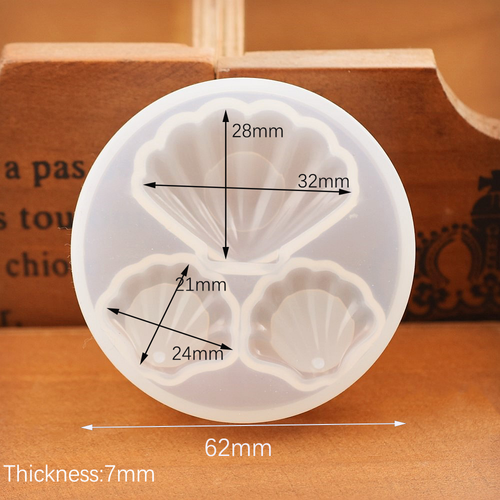 쉘 비즈 펜던트 실리콘 몰드 수지 실리콘 몰드 쥬얼리  - Silicone Mold Ocean 리뷰 및 가격