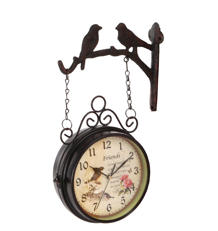 독특한 선물 - 레트로 빈티지 아트 - 레트로 메탈 철 - Resin Art Clock 리뷰 및 가격