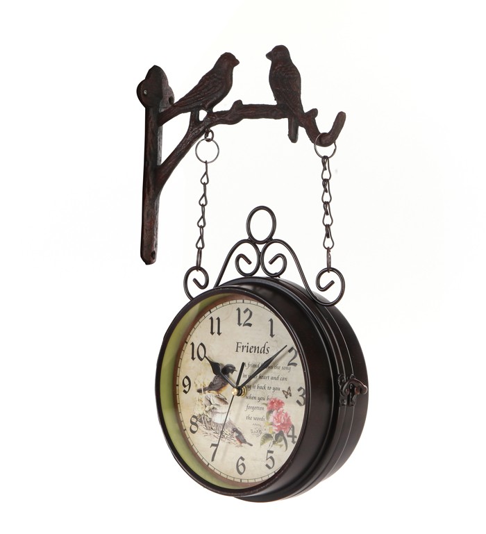 독특한 선물 - 레트로 빈티지 아트 - 레트로 메탈 철 - Resin Art Clock 리뷰 및 가격