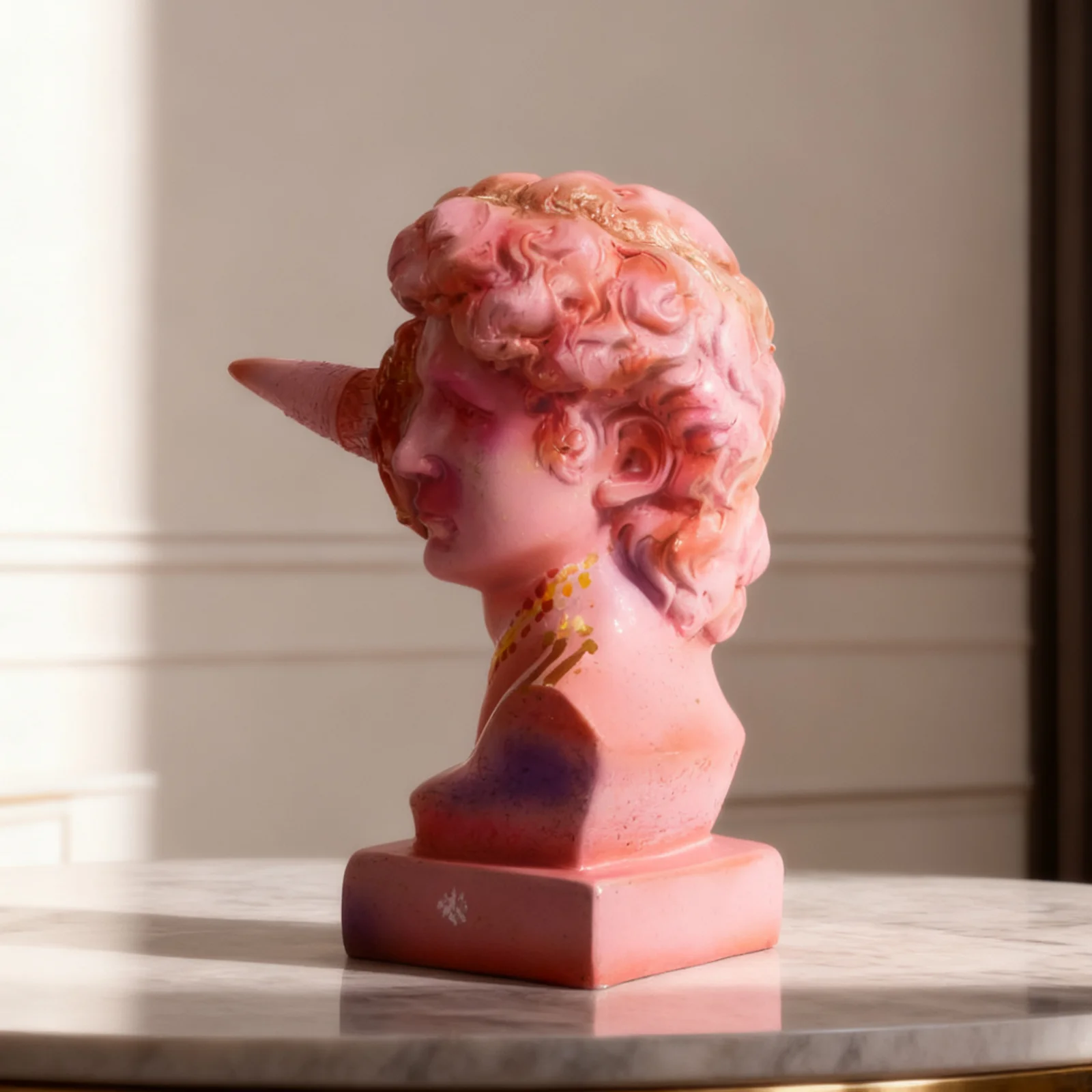 그래피티 데이비드 조각상, 도시적인 스트리트 스타일 레 - Resin Art Ideas 리뷰 및 가격