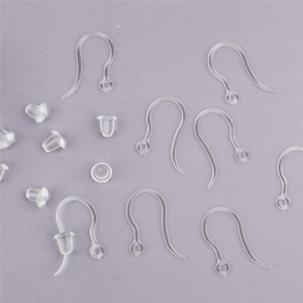 40개 투명 플라스틱 귀걸이 훅 이어 와이어 루프 포함 - Resin Art Jewellery Kit 리뷰 및 가격