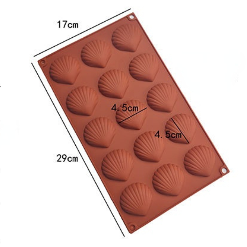 식품 학년 마들렌 케이크 금형 쉘 모양의 실리콘 베이킹 - Silicone Mold Ocean 리뷰 및 가격