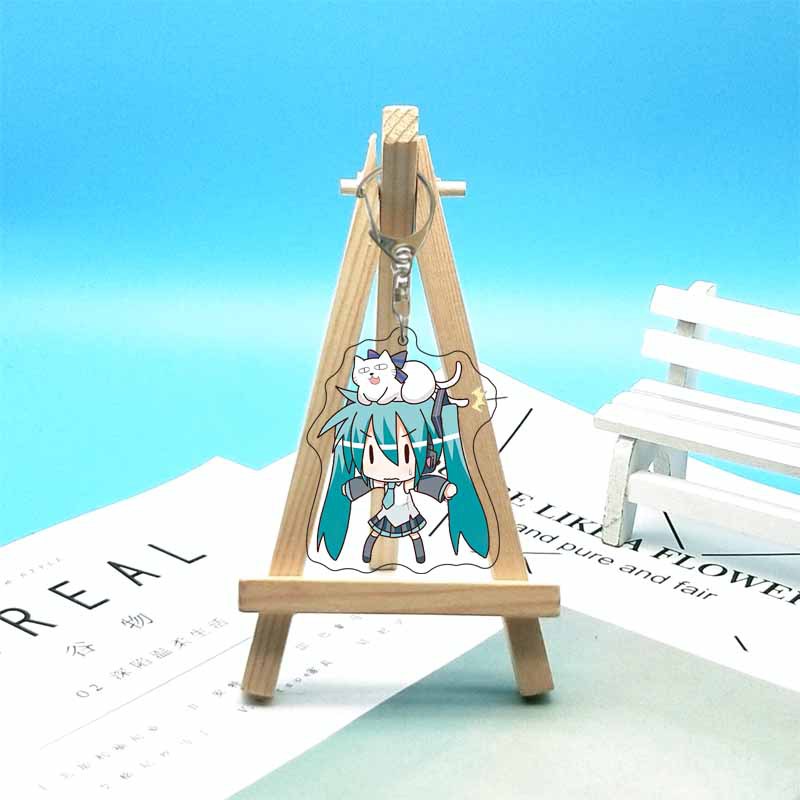 하츠네 미쿠 애니메이션 아크릴 귀여운 피규어 가방 참  - Resin Art Keychain 리뷰 및 가격
