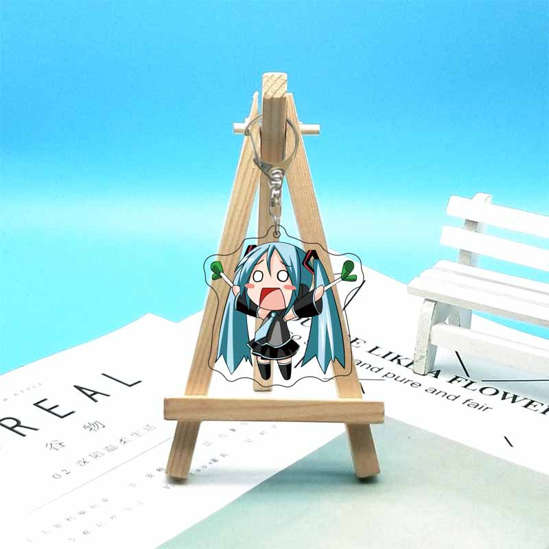 하츠네 미쿠 애니메이션 아크릴 귀여운 피규어 가방 참  - Resin Art Keychain 리뷰 및 가격