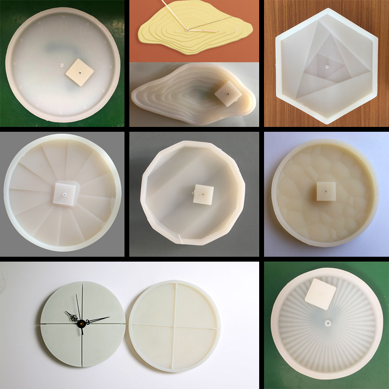 원형 콘크리트 벽시계 실리콘 금형, 거실 침실 육각 시 - Resin Art Clock 리뷰 및 가격