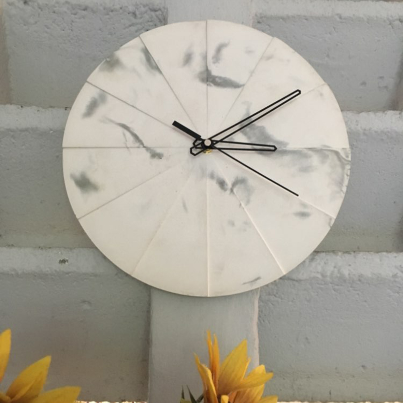 원형 콘크리트 벽시계 실리콘 금형, 거실 침실 육각 시 - Resin Art Clock 리뷰 및 가격