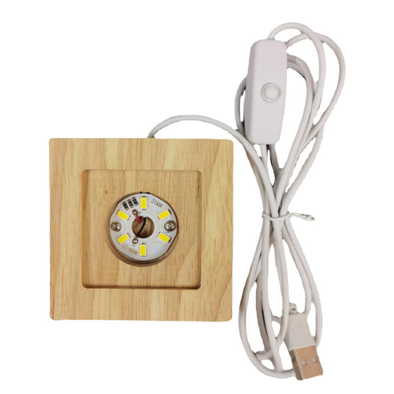 사각형 LED 조명 디스플레이 베이스 나무 조명 베이스 - Resin Art Wooden Tray 리뷰 및 가격