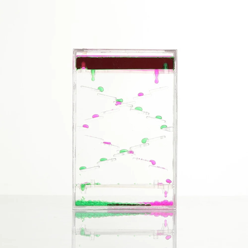 컬러 2 색 모래 시계 타이머 혼합 슬라이드 오일 드롭 - Resin Art Clock 리뷰 및 가격
